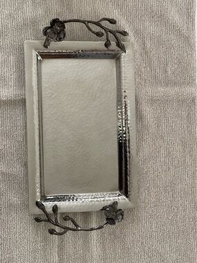 Michael Aram Hammered Silver Serving Tray
